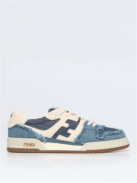 fendi feather shoes|Fendi denim shoes.